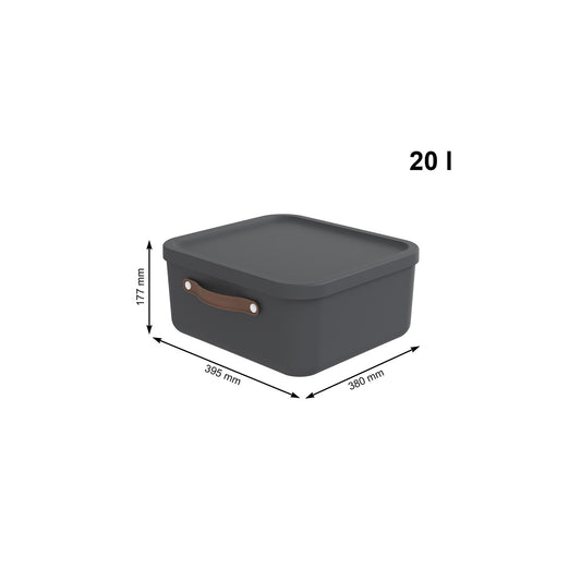 Zestaw 2 pojemników do przechowywania MALOJA 20 litrów każdy