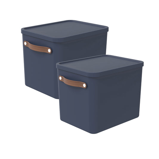 Zestaw 2 pojemników do przechowywania MALOJA 27 litrów każdy