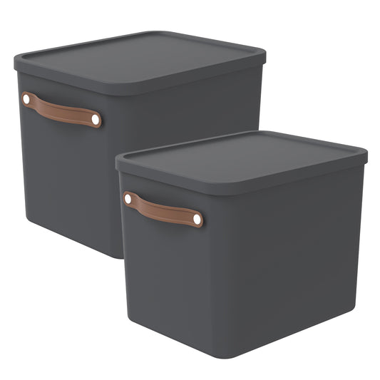 Zestaw 2 pojemników do przechowywania MALOJA 27 litrów każdy