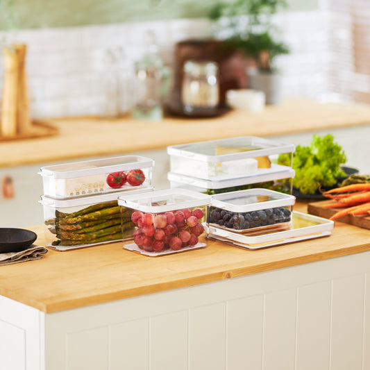 Organizer Pojemnik na żywność wędliny ser przezroczysty Rotho Cauma 1,3 l