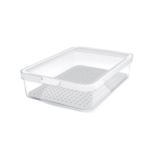 Pojemnik na żywność wędliny ser przezroczysty do lodówki Rotho Cauma 2,6 l