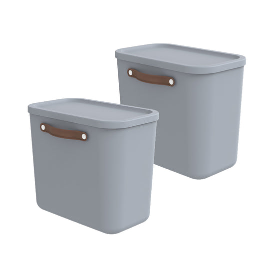 POJEMNIKI Z POKRYWKĄ I UCHWYTAMI MALOJA 2 x 25 L