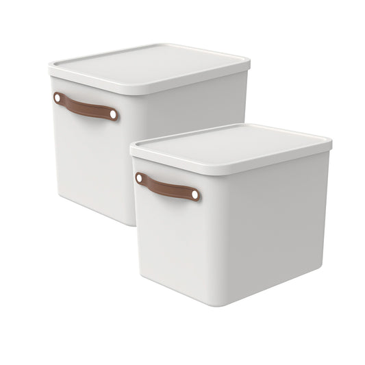 Zestaw 2 pojemników do przechowywania MALOJA 27 litrów każdy