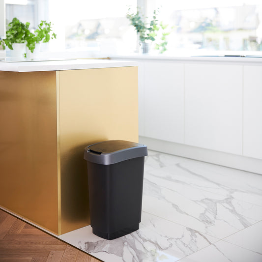 Zestaw 3 koszy na śmieci TWIST: 50 l, 25 l i 10 l