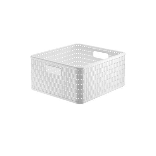 Koszyk do przechowywania kwadratowy 14 L COUNTRY cappuccino