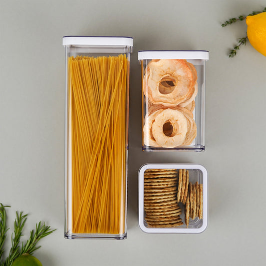 Pojemnik plastikowy z pokrywką 1 l do przechowywania żywności Loft Rotho