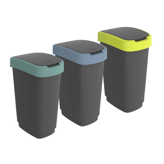 Zestaw 3 koszy na śmieci 25 l TWIST